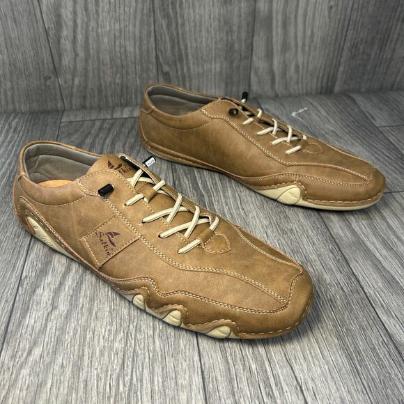 Salkin USA Men’s Leather Casual Shoes EU 47 US 12.5–13 Brown Lace-Up main image 6